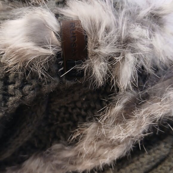 Rudsak Authentic Rabbit Fur & Knit Infinity Scarf - Picture 8 of 8